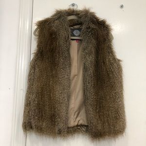 Vince Camuto faux fur vest